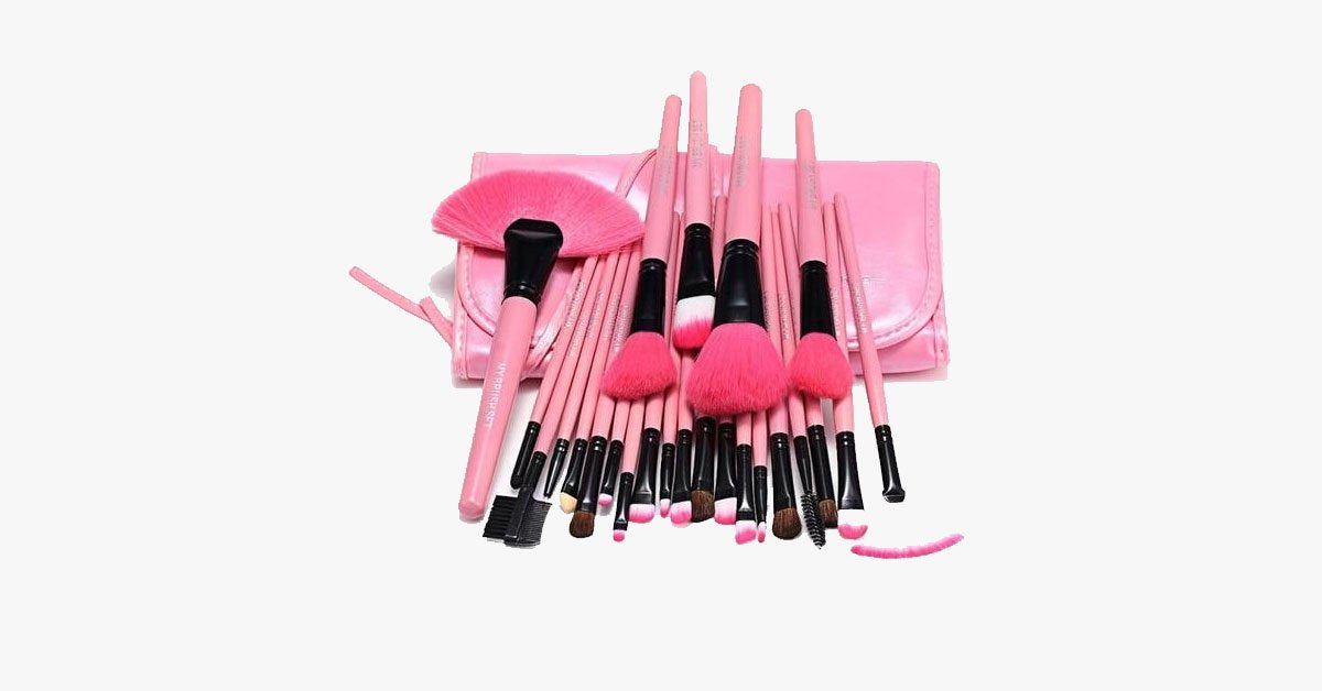 Hjemix | 24-deler Pink Glory Penselsett