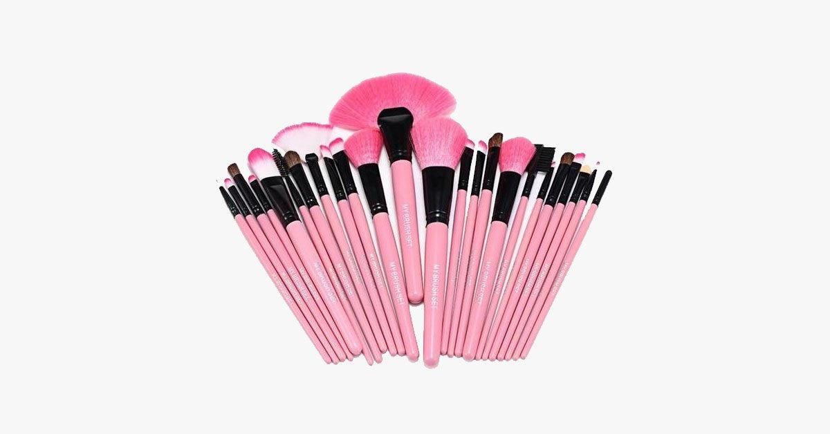 Hjemix | 24-deler Pink Glory Penselsett