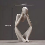 Hjemix | Abstrakt Tenker Skulptur Hjem Dekor