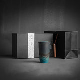 Hjemix | Stor kopp, keramisk tekopp med lokk. Stor tekopp med lokk