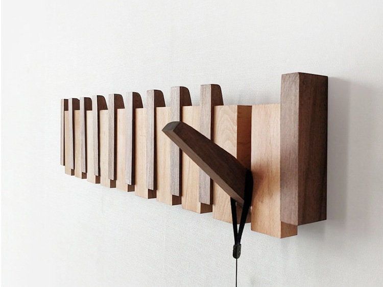 Hjemix | Klesskap - PianoWood - Håndlaget Design - 5-13 Kroker