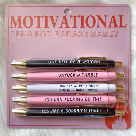 Hjemix | Motivational Badass morsom Penn Sett (5 deler)