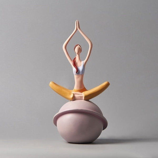 Hjemix | Yoga Dame Figurine Skulptur