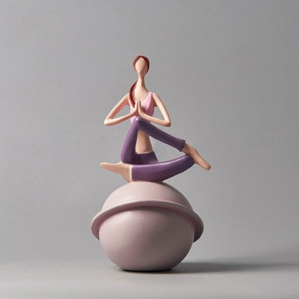 Hjemix | Yoga Dame Figurine Skulptur