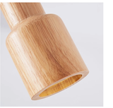 Hjemix | Skandinavisk Trependellampe – Minimalistisk Design for Stue og Soverom | Naturlig Treutseende