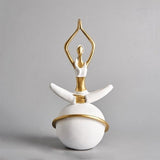 Hjemix | Yoga Dame Figurine Skulptur
