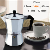 Hjemix | Klassisk italiensk espresso-maskin for komfyren - 12 kopp moka-gryte