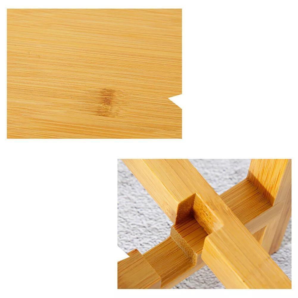 Hjemix | BambooElevate Plantebord laget av bambustrær | Justerbart & Stabilt | Perfekt for innendørs bruk