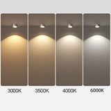 Hjemix | Origo Minimalistisk LED Taklampe - Justerbar Rund Innfelt Lampe
