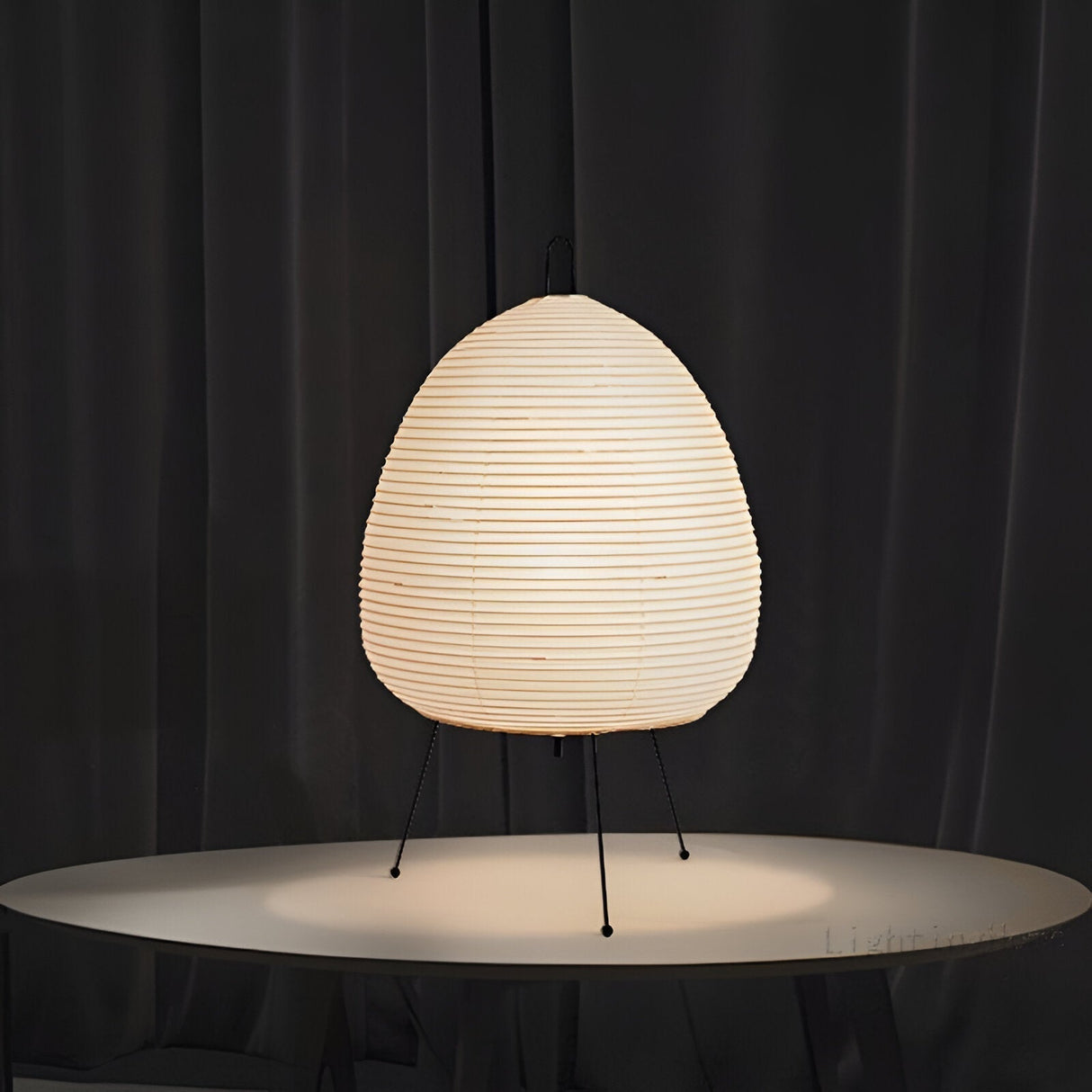 Hjemix | ZenLoom – Luksuriøs bordlampe med japansk Wabi-Sabi design for mykt lys