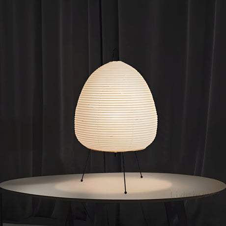 Hjemix | ZenLoom – Luksuriøs bordlampe med japansk Wabi-Sabi design for mykt lys