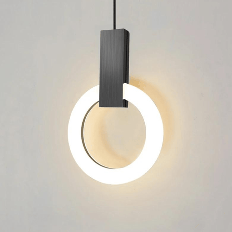 Hjemix | Nordisk LED Pendellampe Laget av Tre, Rund