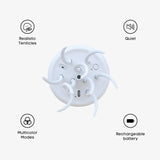 Hjemix | Original JellyBeat | Smart Fargerik LED Dansende Manet Lampe