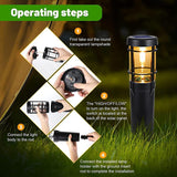 Hjemix | Solbelys, sol utendørslys i opptil 14 timer. Utendørs vanntette, IP65 vanntette solhagerbelysninger for stier gater