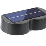 Hjemix | Solgjerde lys utendørs vegglamper Vanntett IP65, Varm hvit & RGB 8 spesifikke faste farger for gjerde vegg trinn dekk patio