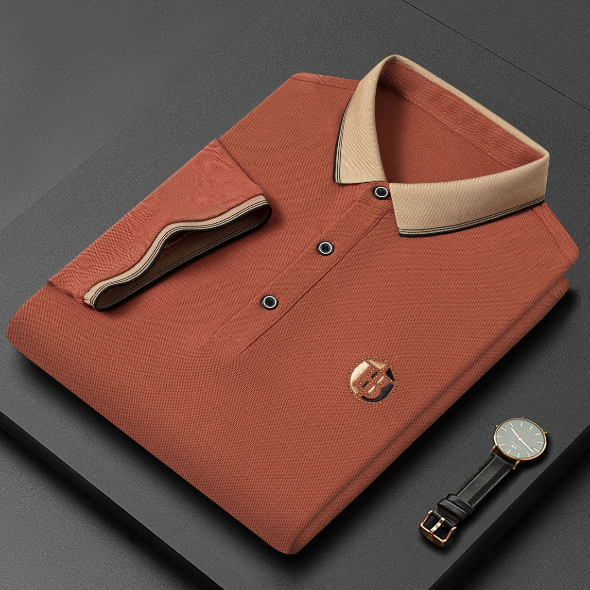 Hjemix | Herres pustende dress polo skjorte