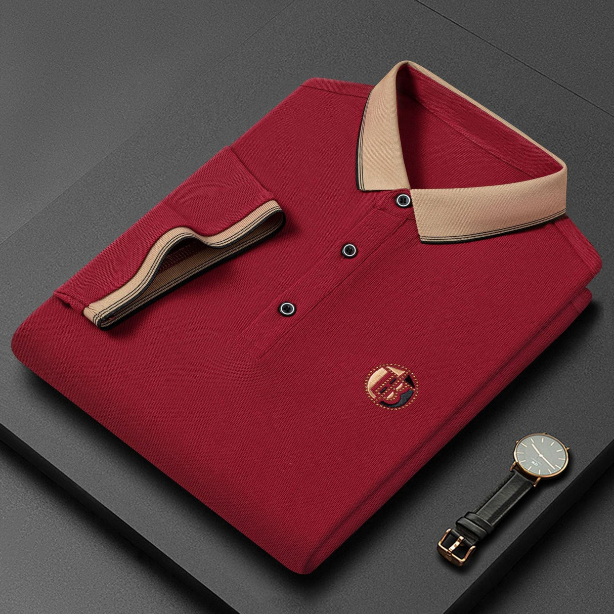 Hjemix | Herres pustende dress polo skjorte