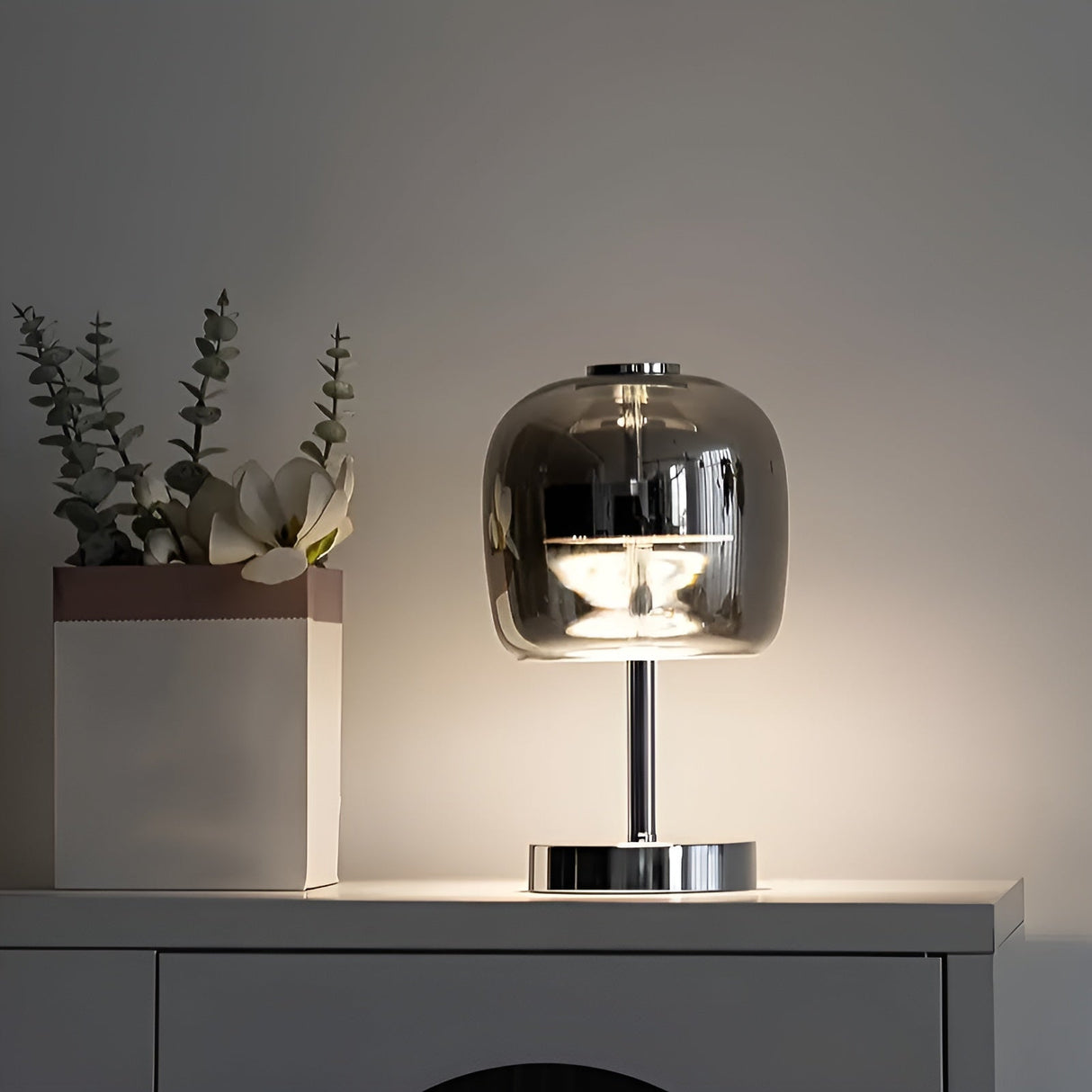 Hjemix | Moderne Glass Elektrobelagte Ambient Light Lampe