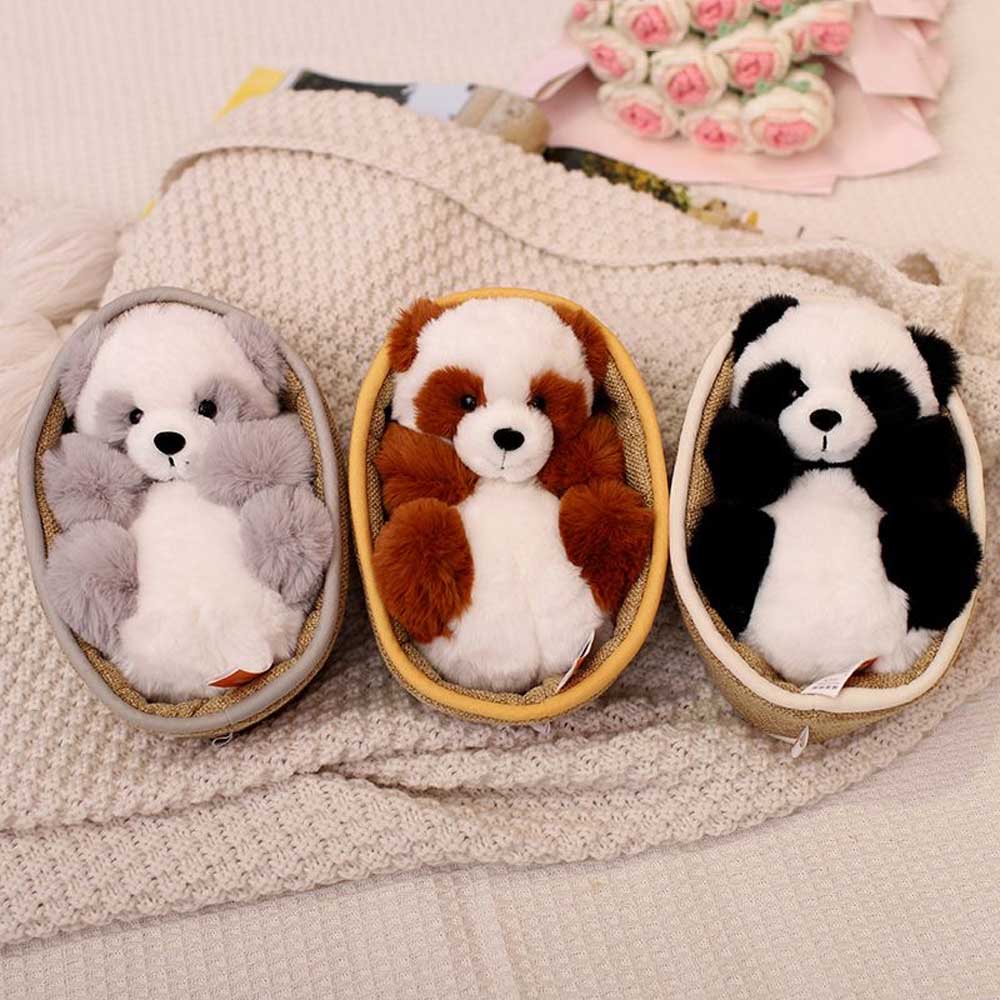 Hjemix | Kawaii Baby Panda I Kurv Kosedyr