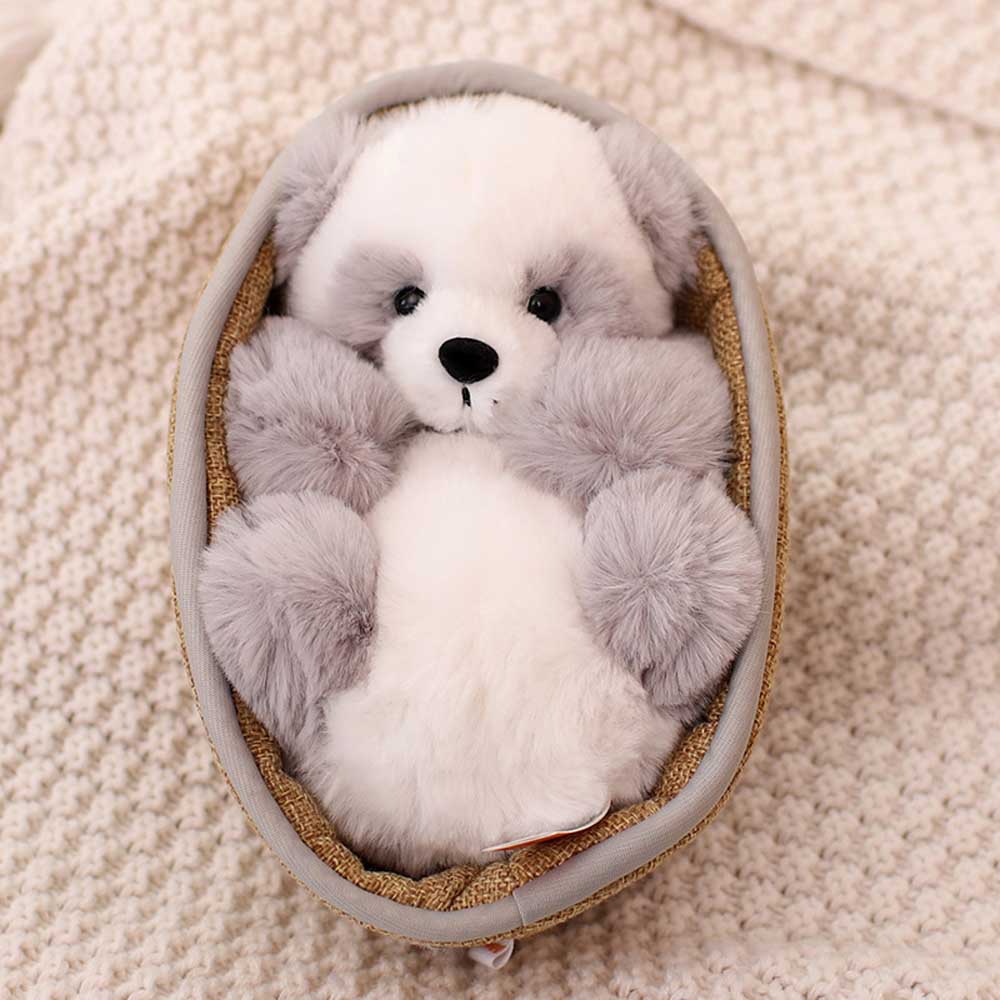 Hjemix | Kawaii Baby Panda I Kurv Kosedyr