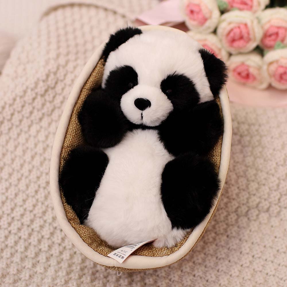 Hjemix | Kawaii Baby Panda I Kurv Kosedyr