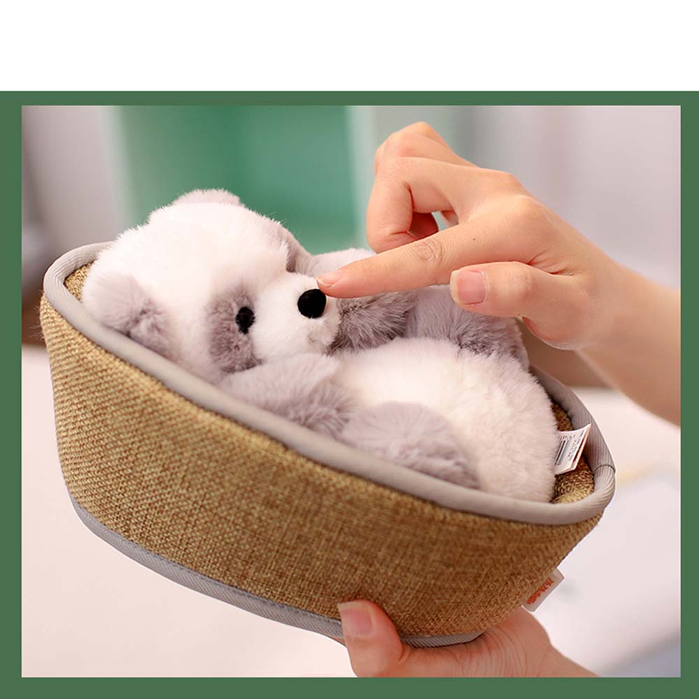 Hjemix | Kawaii Baby Panda I Kurv Kosedyr