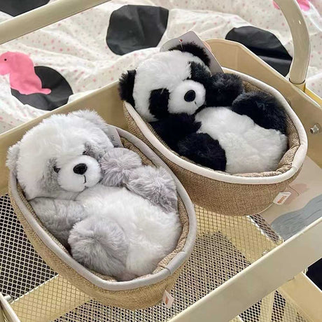 Hjemix | Kawaii Baby Panda I Kurv Kosedyr