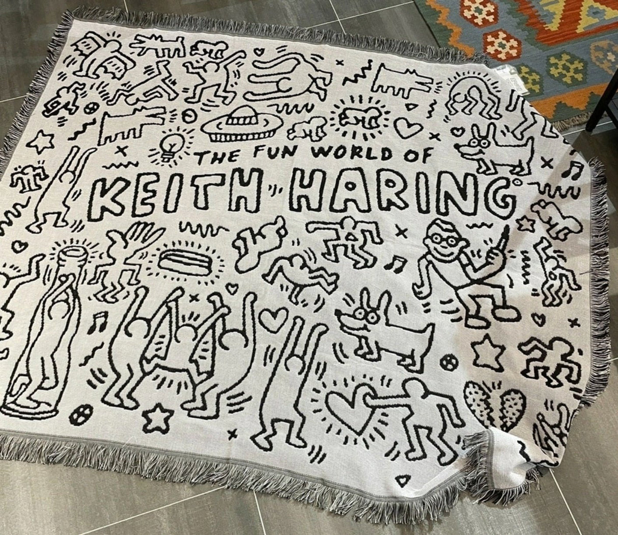 Hjemix | Keith Haring Puslespill Kastepledd