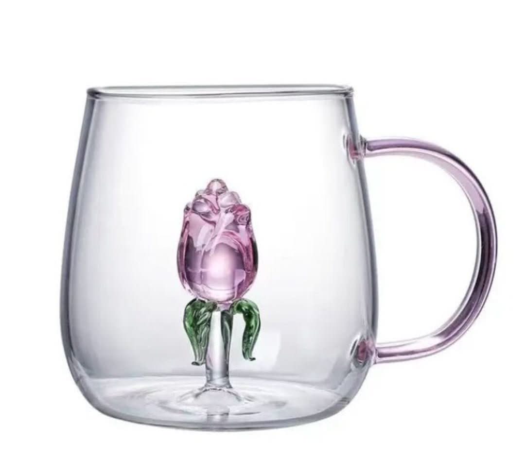 Hjemix | La Vie En Rose | Champagne Glass - Håndlaget