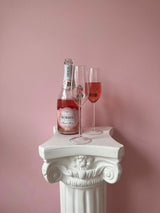 Hjemix | La Vie En Rose | Champagne Glass - Håndlaget