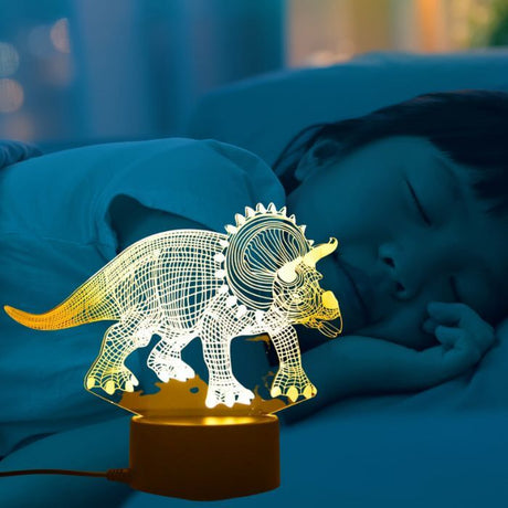 Hjemix | Dinosaur lampe - TriceratopsLamp™