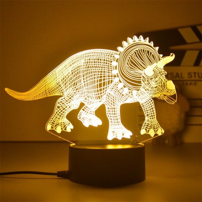Hjemix | Dinosaur lampe - TriceratopsLamp™
