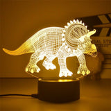 Hjemix | Dinosaur lampe - TriceratopsLamp™
