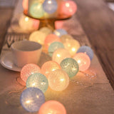 Hjemix | LED Bomull Ball Garnlykt