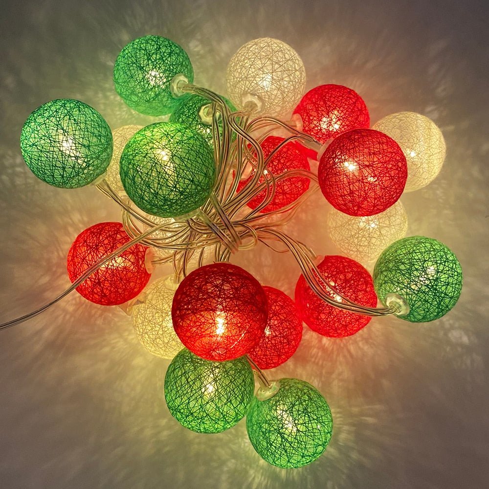 Hjemix | LED Bomull Ball Garnlykt