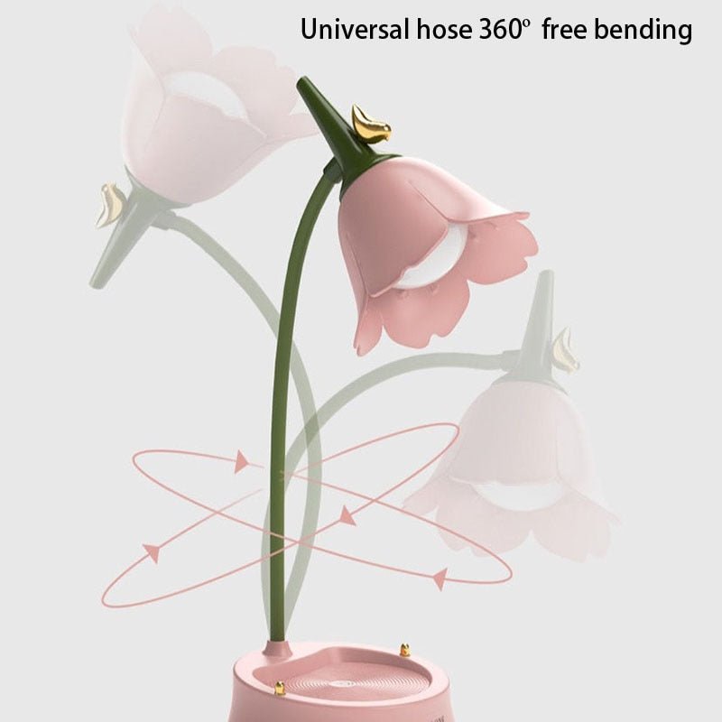 Hjemix | LED bord blomsterlampe stilfull fargerik lampe