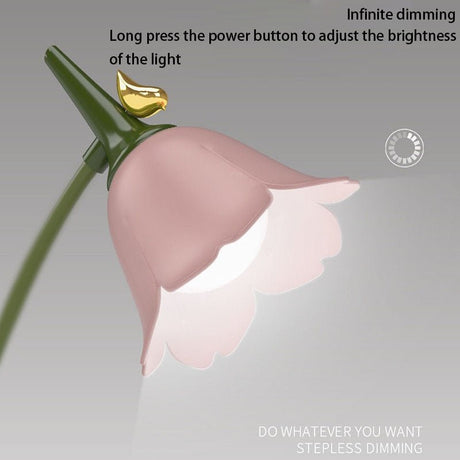 Hjemix | LED bord blomsterlampe stilfull fargerik lampe