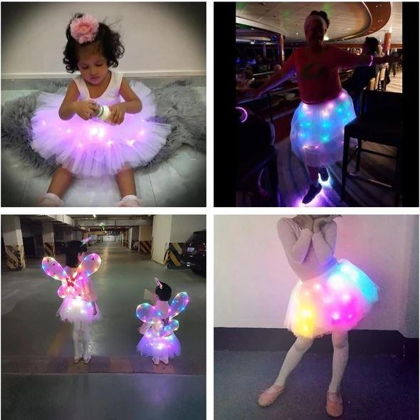 Hjemix | Magisk & Glødende LED Tulle Skirt