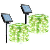 Hjemix | Solcelle lyskæder til udendørs brug | Vandtætte solcelle have lys