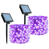 Hjemix | Solcelle lyskæder til udendørs brug | Vandtætte solcelle have lys