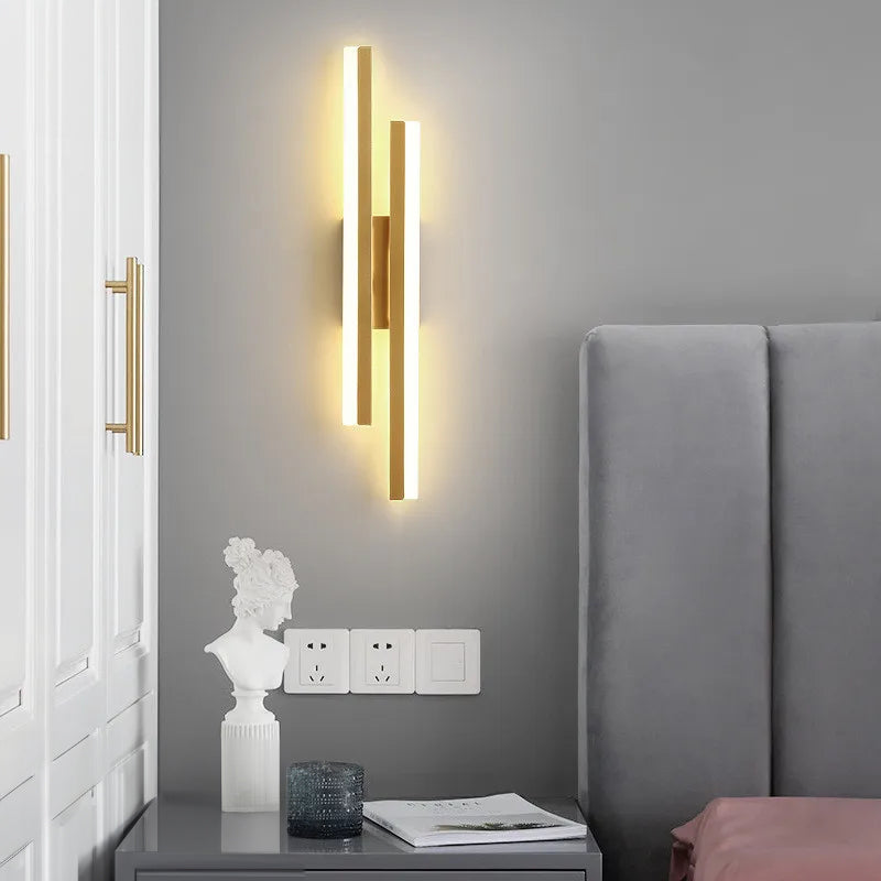 Moderne LED Vegglampe med Enkelt Design, Minimalistisk Vegglampe for Gang & Stue