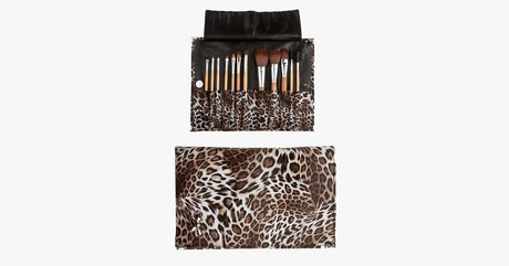 Hjemix | 12 Deler Leopardskinn - Flat Deksel