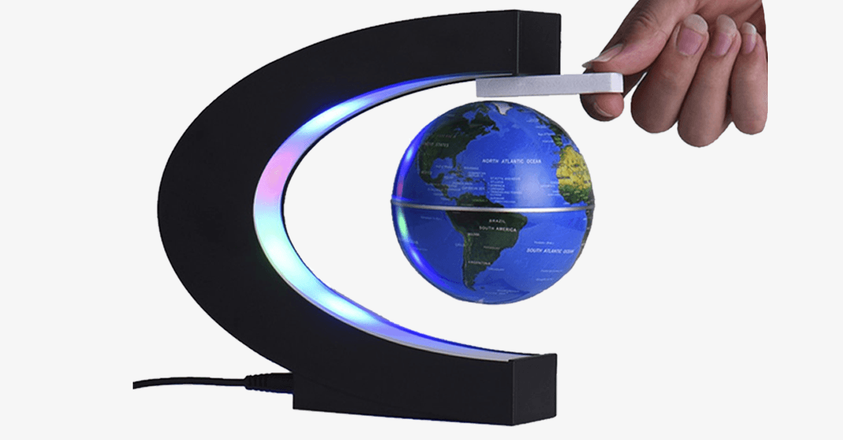 Hjemix | Modern Globe – Nyt den magiske magnetiske svevningen av verden!