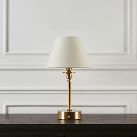 Hjemix | Lucille Ornate LED Oppladbar Trådløs Lampe - Messing