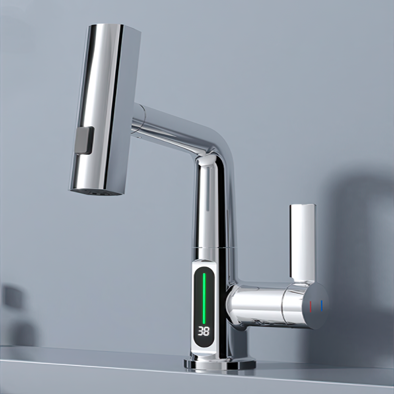 Hjemix | SmartFaucet Pro: Intelligent kran med digital skjerm