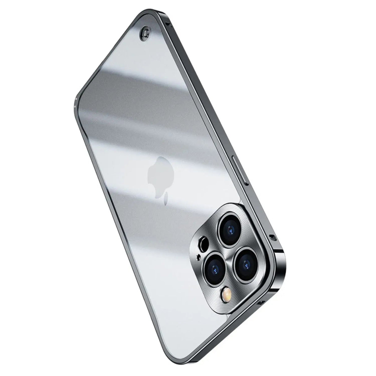 Hjemix | Metall Luksus MagSafe Deksel for iPhone Pro Max - Slankt og Stilig Design med Maksimal Beskyttelse