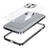 Hjemix | Metall Luksus MagSafe Deksel for iPhone Pro Max - Slankt og Stilig Design med Maksimal Beskyttelse