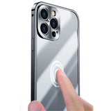 Hjemix | Metall Luksus MagSafe Deksel for iPhone Pro Max - Slankt og Stilig Design med Maksimal Beskyttelse
