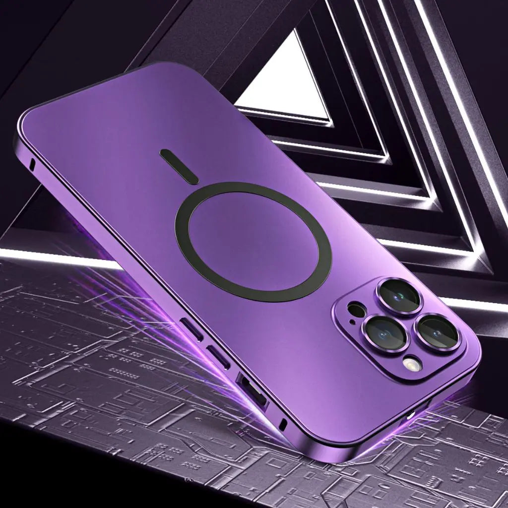 Hjemix | Magnetisk metall skall for iPhone – Robust beskyttelse med et elegant design og MagSafe-kompatibilitet