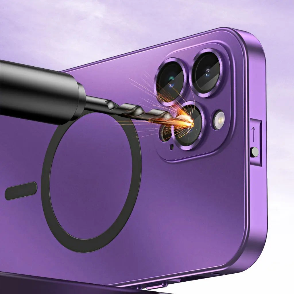 Hjemix | Magnetisk metall skall for iPhone – Robust beskyttelse med et elegant design og MagSafe-kompatibilitet